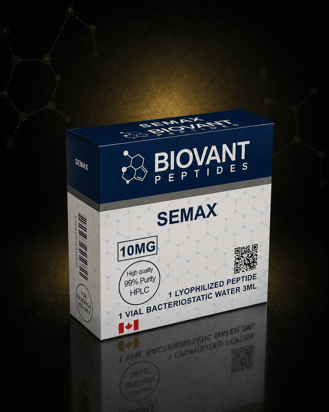Biovant Peptides® Semax 10mg – Peptídeo Liofilizado — foto 1