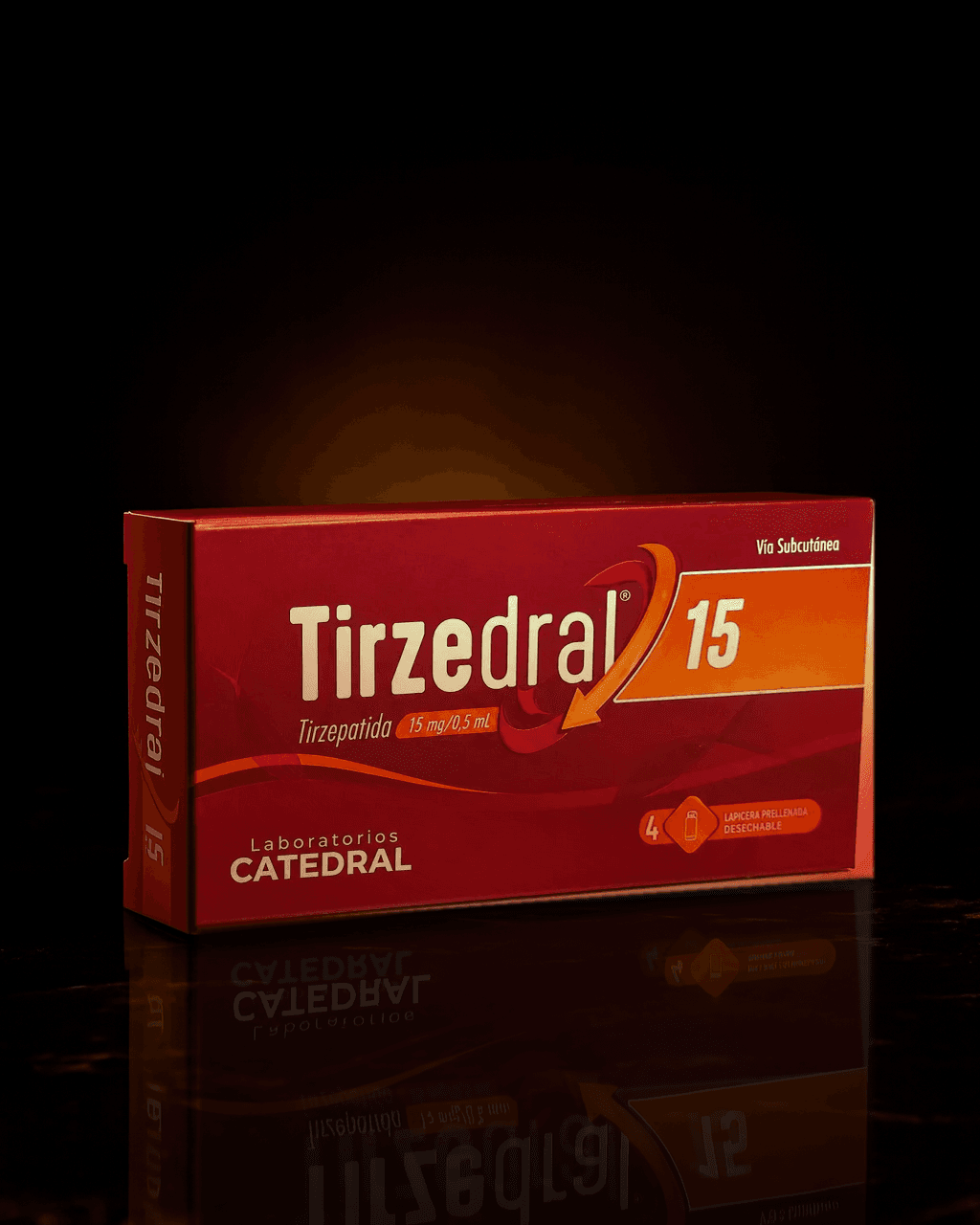 Tirzedral® 15 – Tirzepatida 15mg/0,5mL | 4 Canetas Preenchidas — foto 1