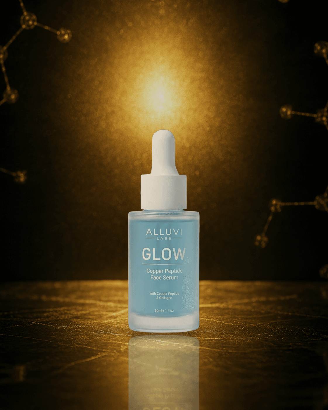 Alluvi Labs® GLOW Sérum Facial com Peptídeo de Cobre 30mL — foto 1